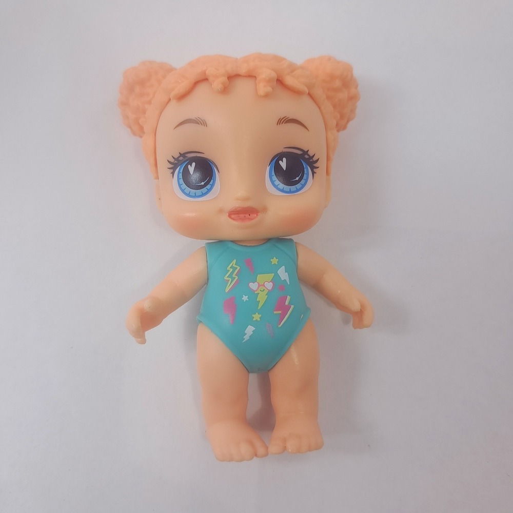 Baby Alive foodie cuties mini doll teal blue swimsuit bathing suit toy mystery